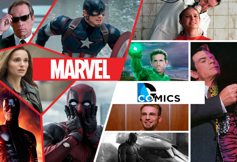 10 actores que trabajaron para Marvel y DC Comics