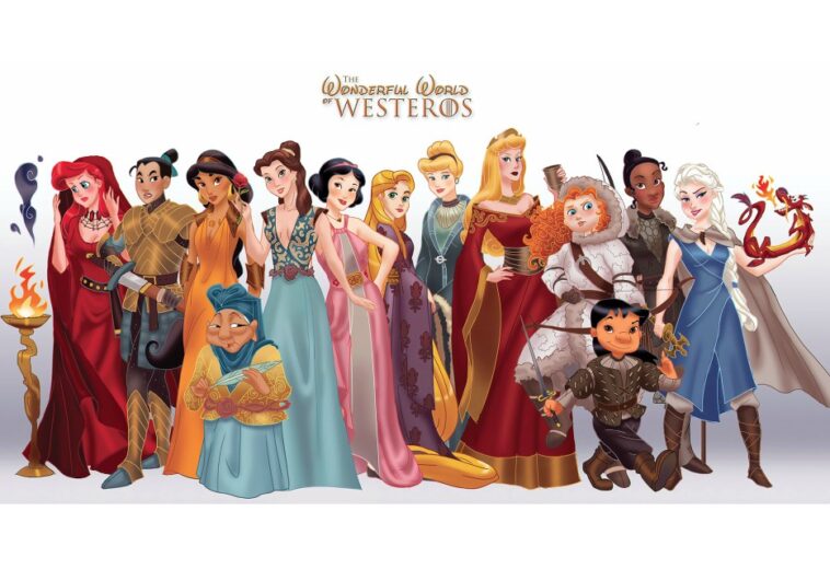 Las princesas de Disney se transformaron en personajes de Game of Thrones