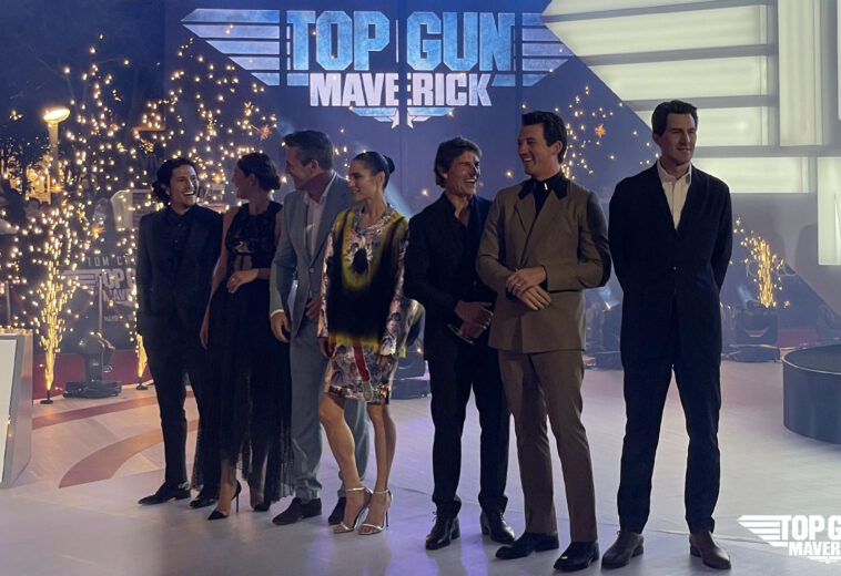 El elenco de Top Gun: Maverick aterrizó en CDMX para su premiere mundial