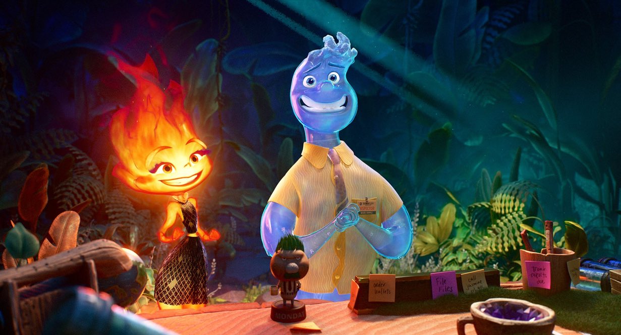 elemental pixar personajes