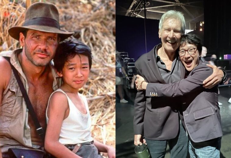 ¡Volvimos a llorar! Ke Huy Quan detalla cómo fue su reencuentro con Harrison Ford a 38 años de Indiana Jones 2