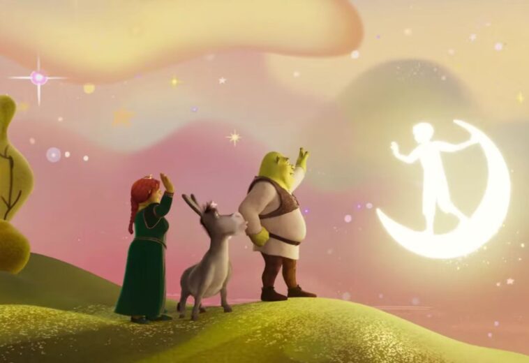 ¡Shrek, Burro y Fiona están de regreso! Ve el nuevo logo de Dreamworks Animation