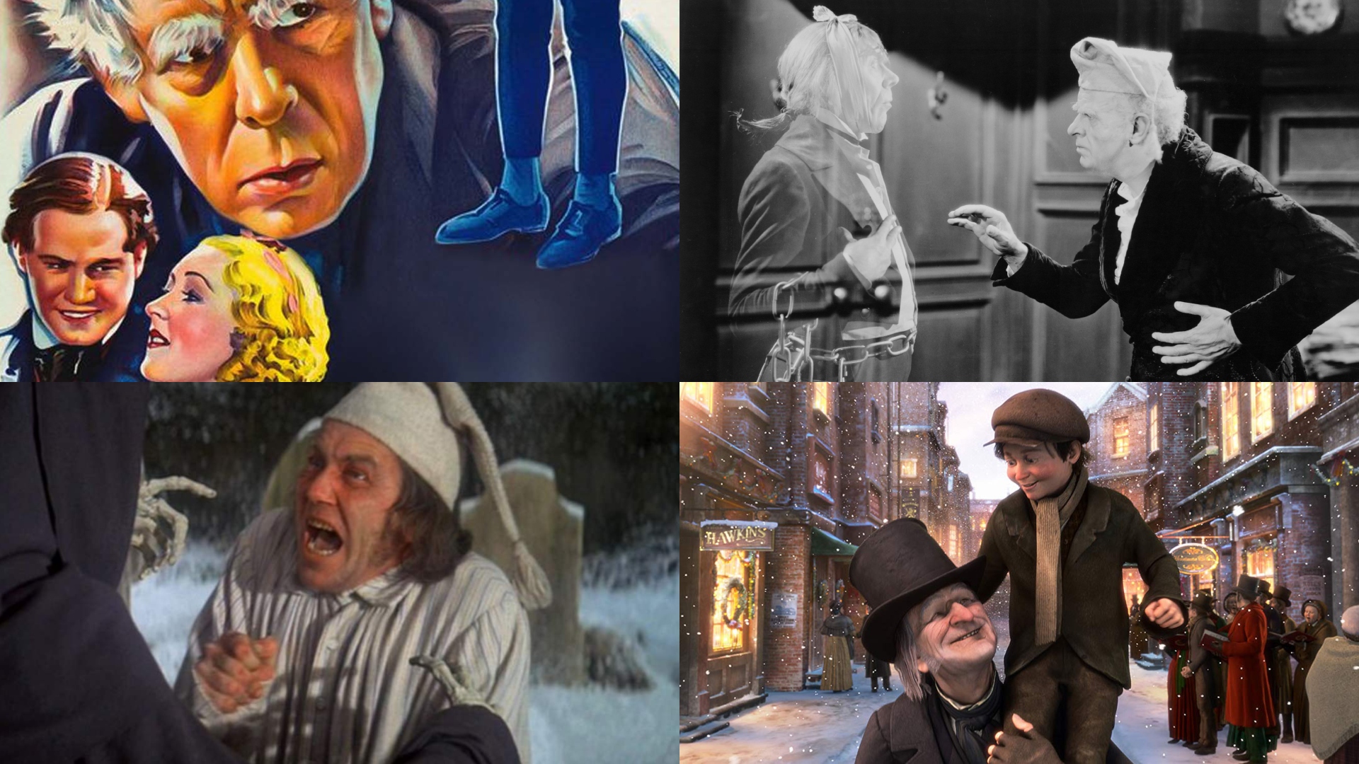 personajes navidad adaptaciones al cine scrooge