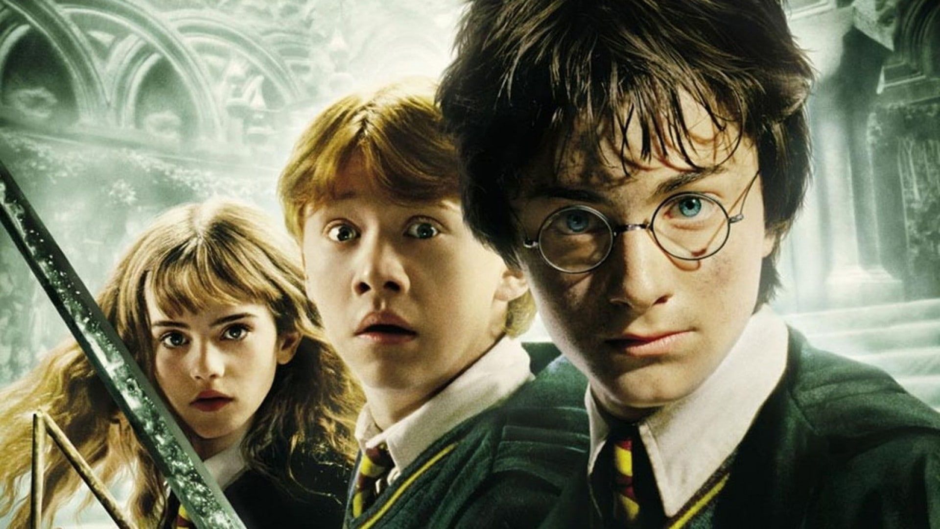 harry potter y la camara secreta harry ron hermione