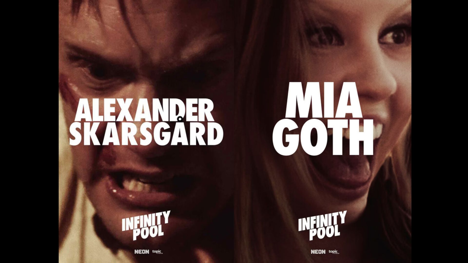 infinity pool posters alexander skarsgard mia goth
