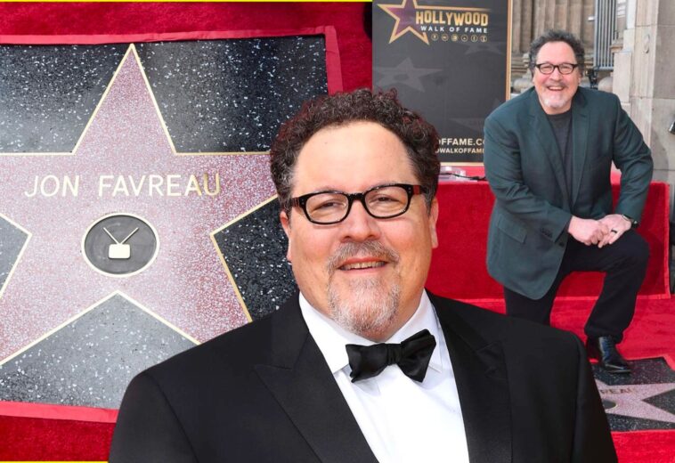 Jon Favreau recibe su estrella en el paseo de la fama en Hollywood