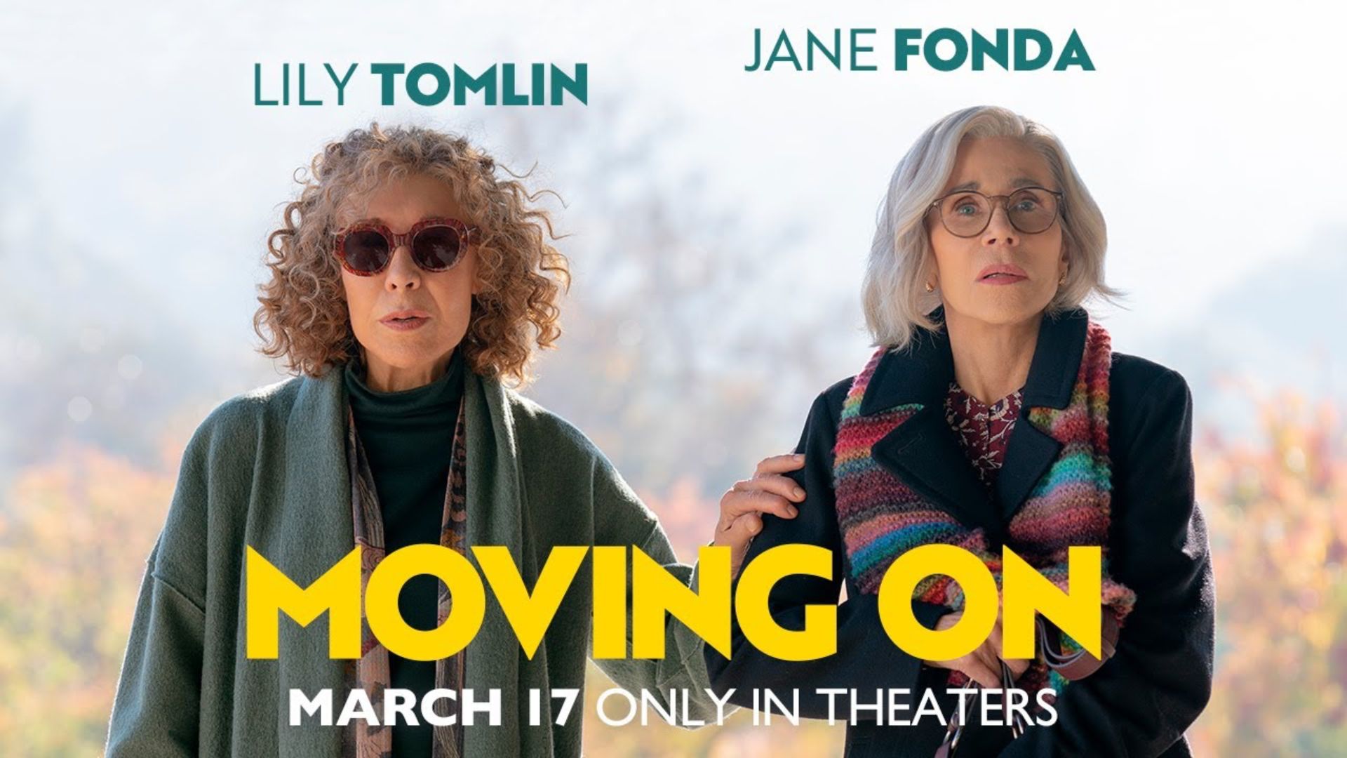 Lily Tomlin y Jane Fonda en la película Moving On 