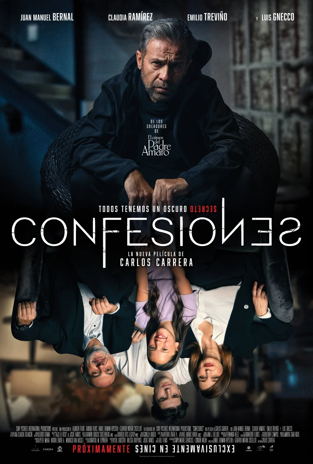Confesiones película de Carlos Carrera póster 