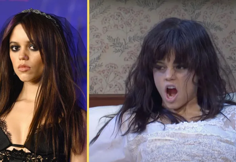¡Vaya que sí ama el terror! Parodia Jenna Ortega la película El Exorcista en Saturday Night Live