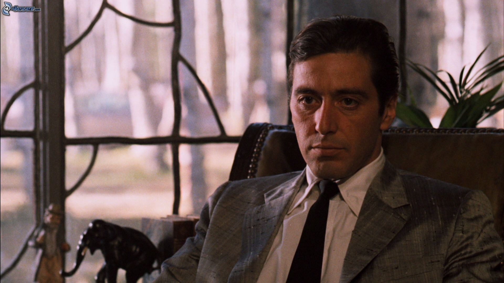 Al Pacino como Michael Corleone en El padrino