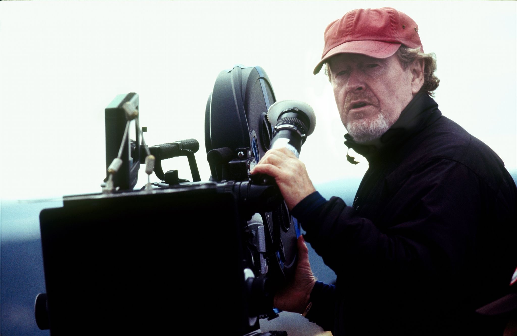 Ridley Scott filmando
