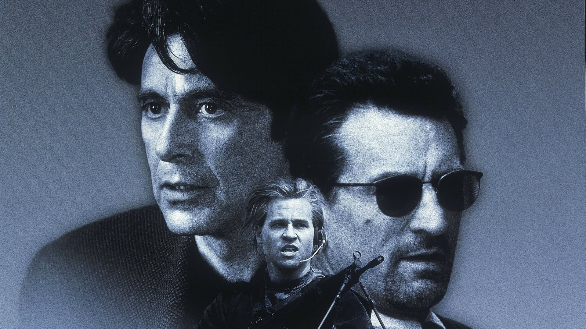 Al Pacino Robert De Niro y Val Kilmer en Fuego contra fuego Heat de Michael Mann