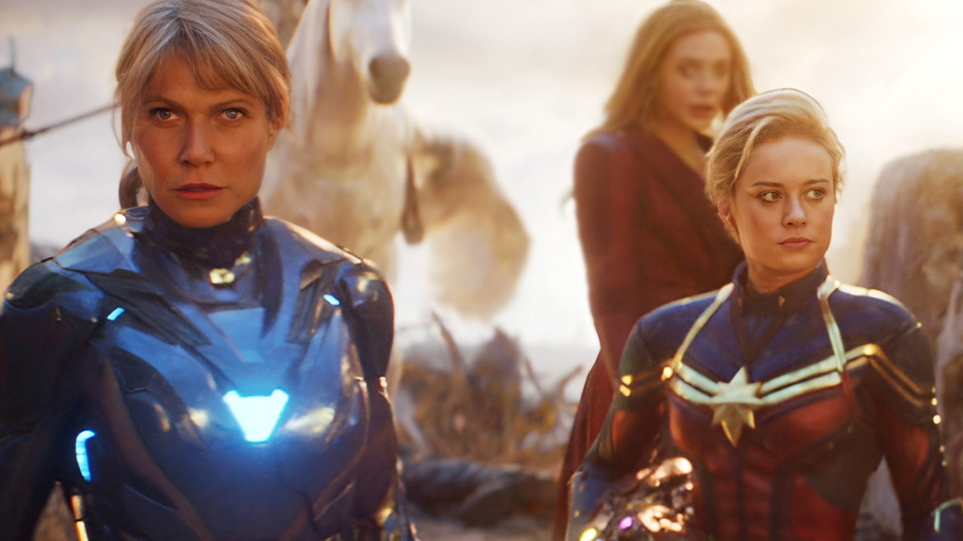 Gwyneth Paltrow como Pepper Potts Rescue en Avengers Endgame de Marvel