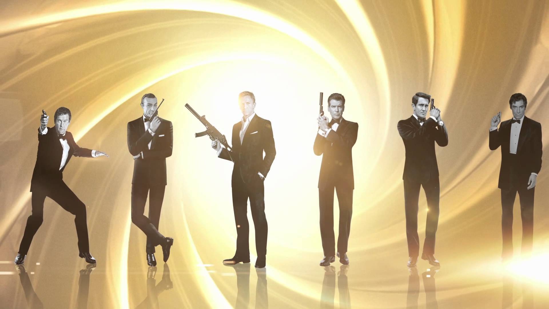 James Bond 007 Sean Connery Timothy Dalton Daniel Craig Pierce Brosnan
