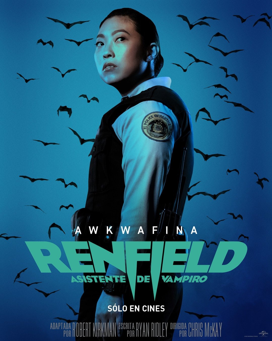 Awkwafina en póster de película Renfield