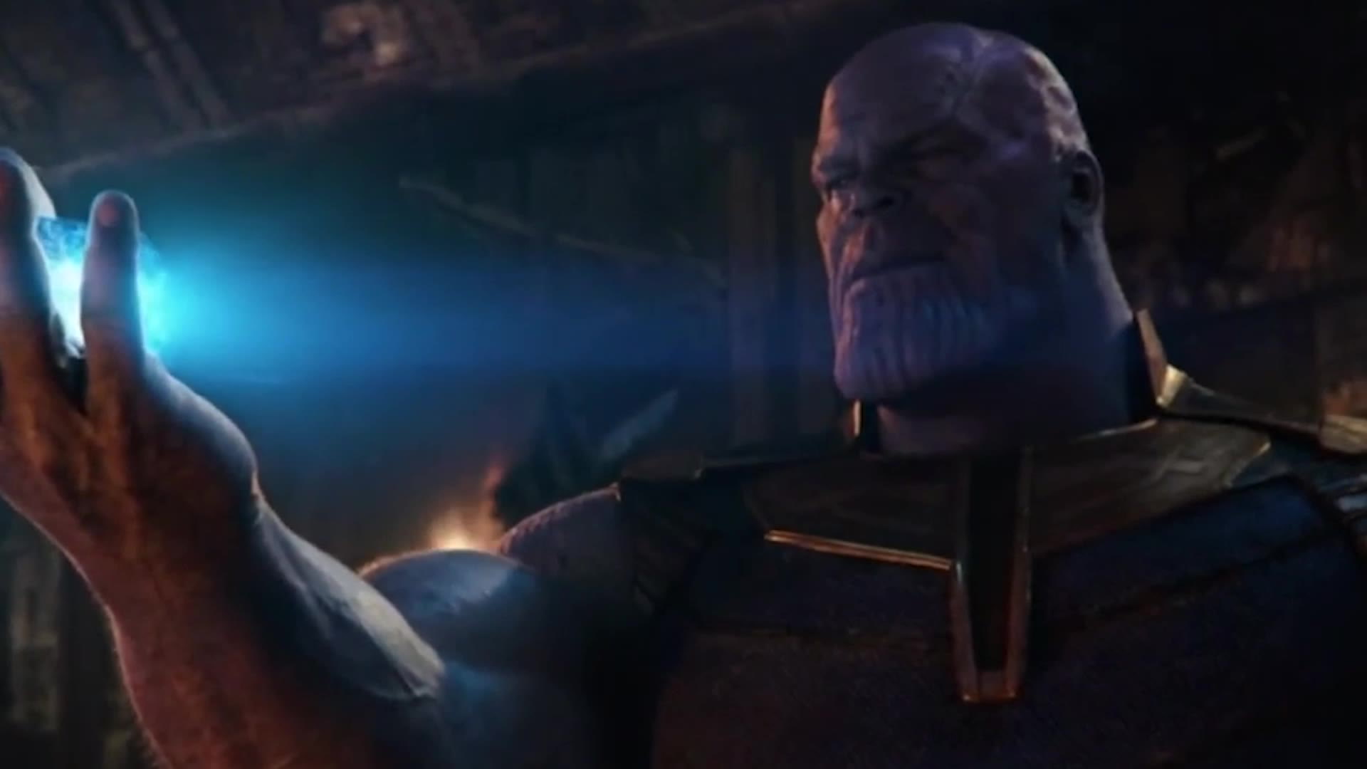 Thanos y el teseracto en Avengers Infinity War