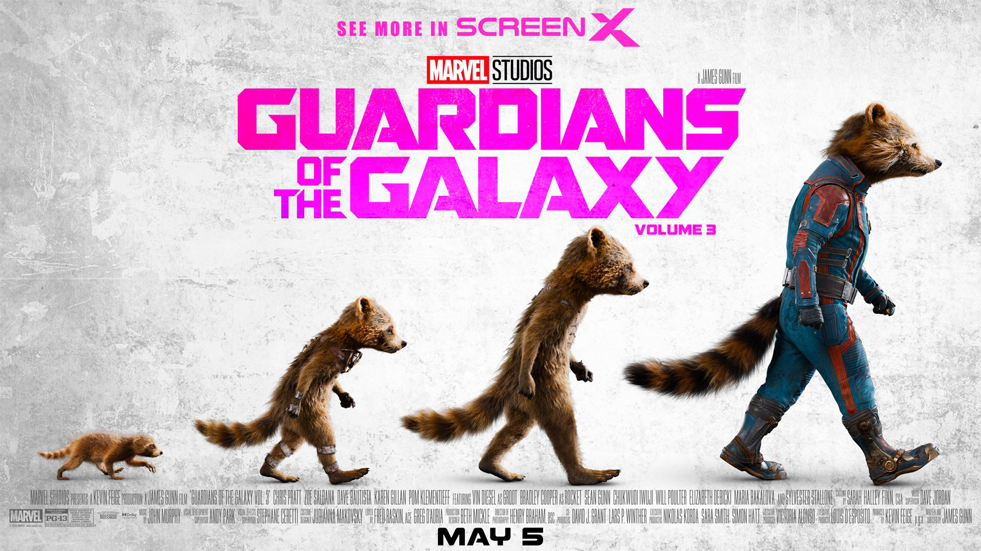 Los personajes de Guardianes de la Galaxia Vol. 3 en increíbles posters