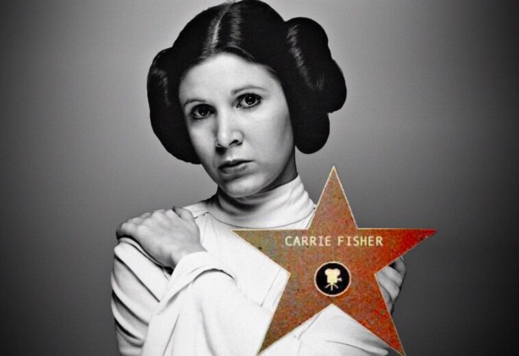 ¡La Fuerza es grande! Carrie Fisher recibe su estrella en el Paseo de la Fama de Hollywood