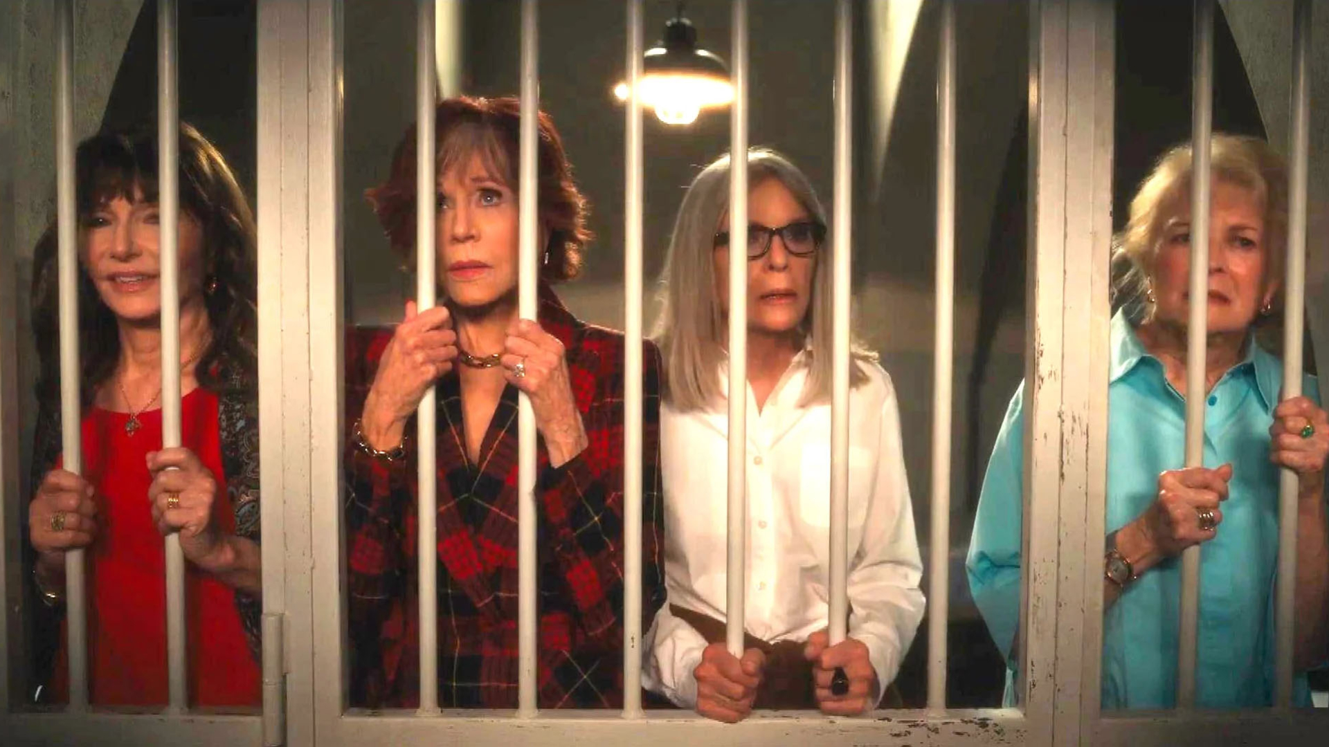 Escena de la cárcel Cuando ellas quieren más Jane Fonda