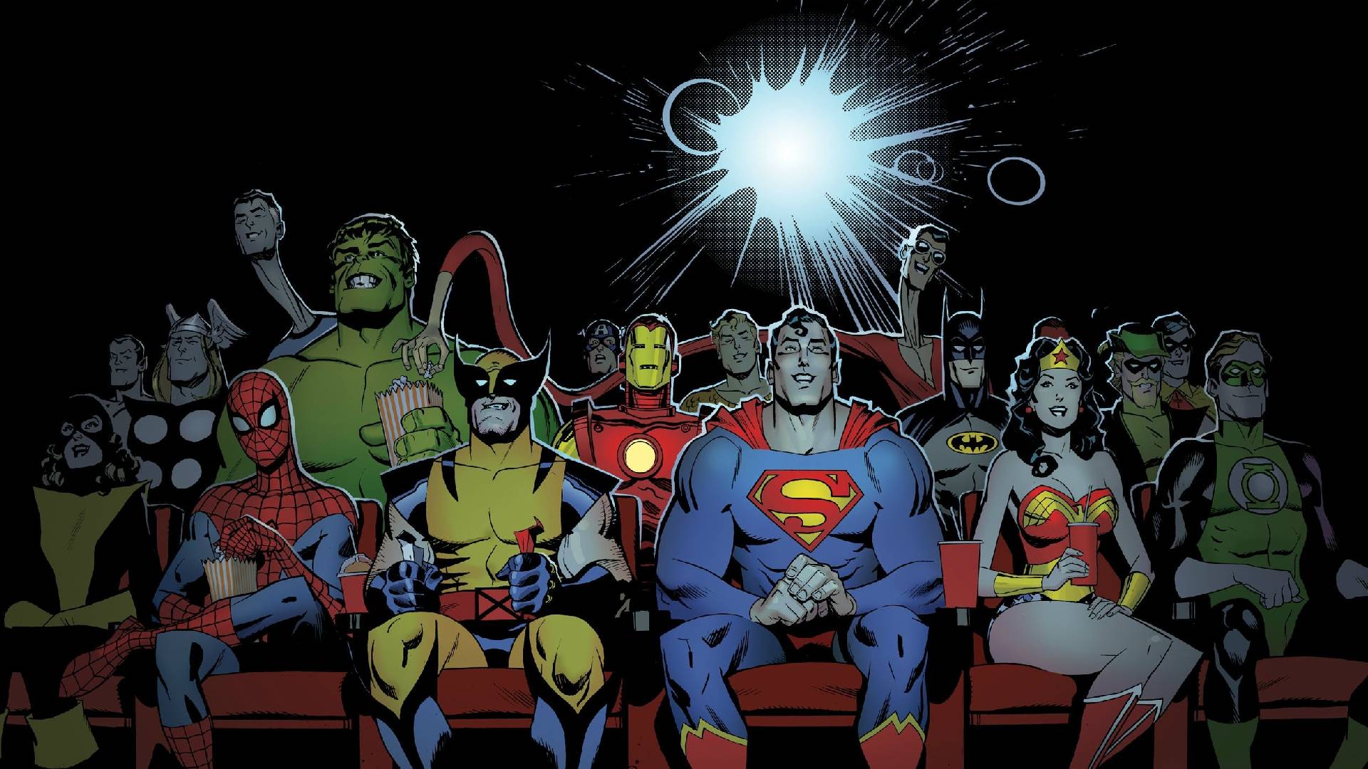 Marvel y DC juntos en el cine