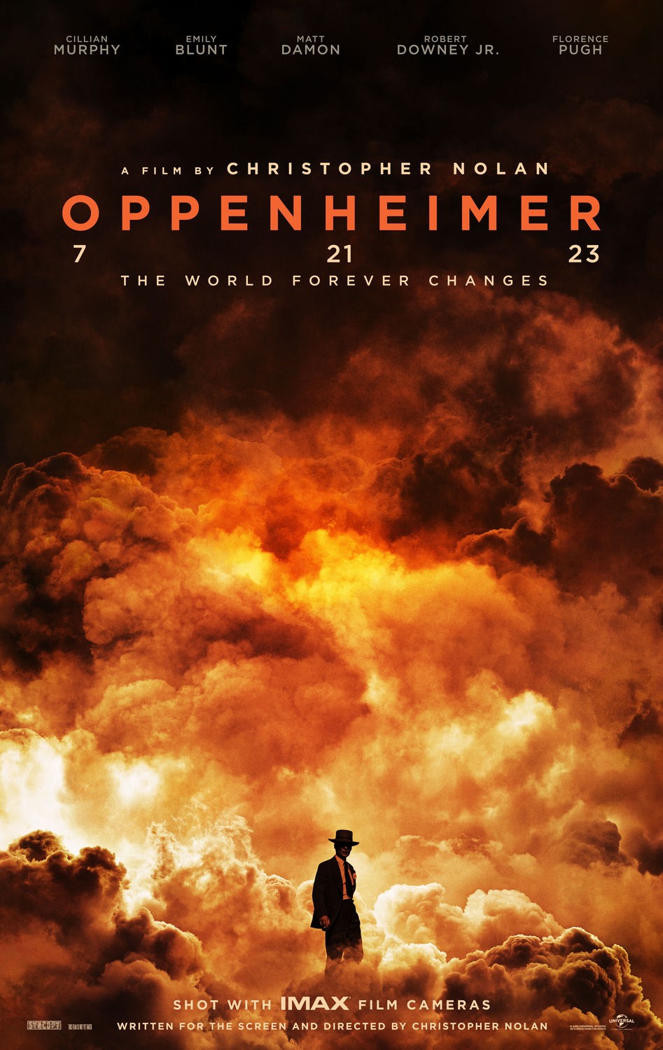 Oppenheimer Christopher Nolan póster explosión