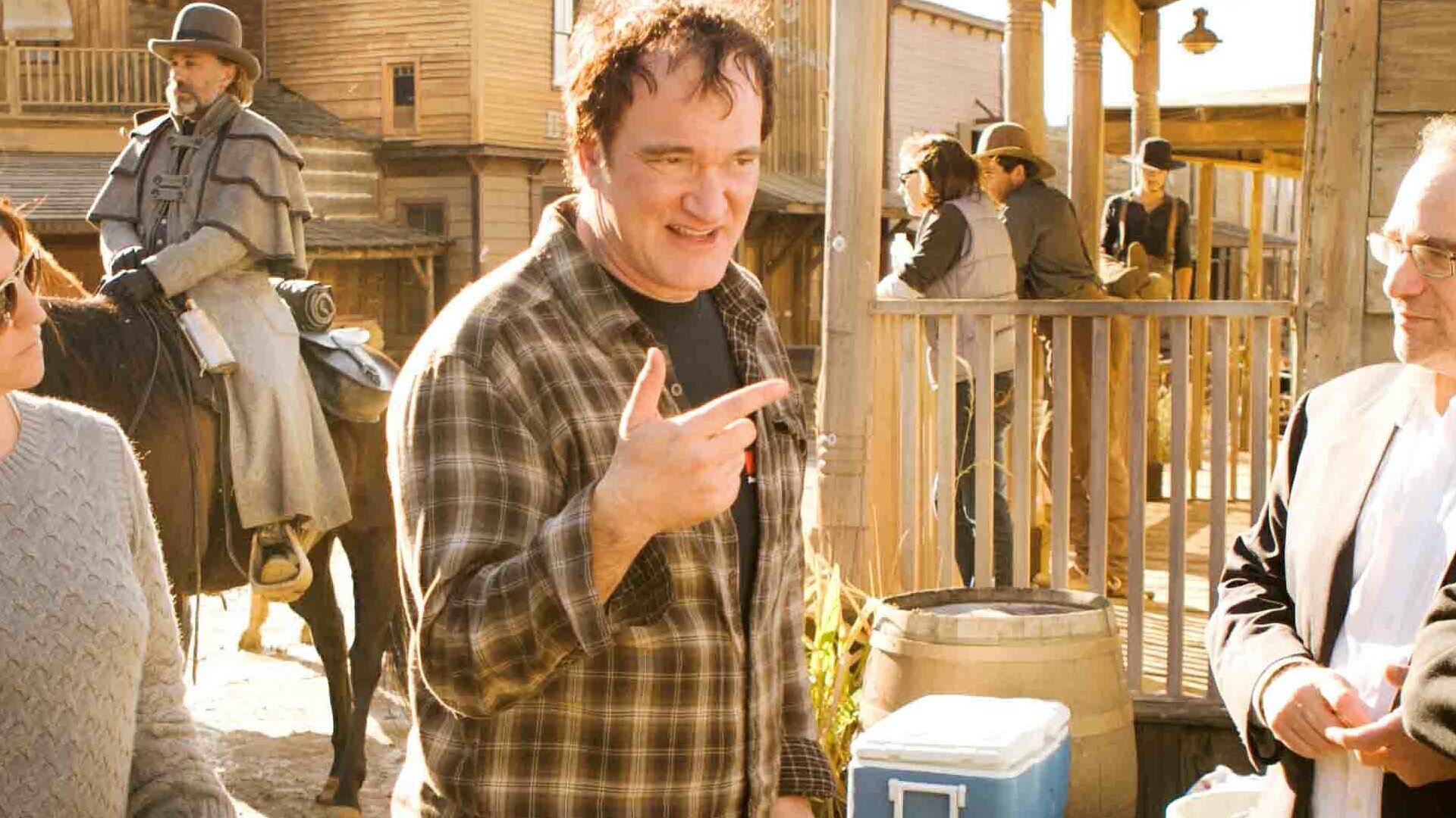 Quentin Tarantino en Django sin cadenas