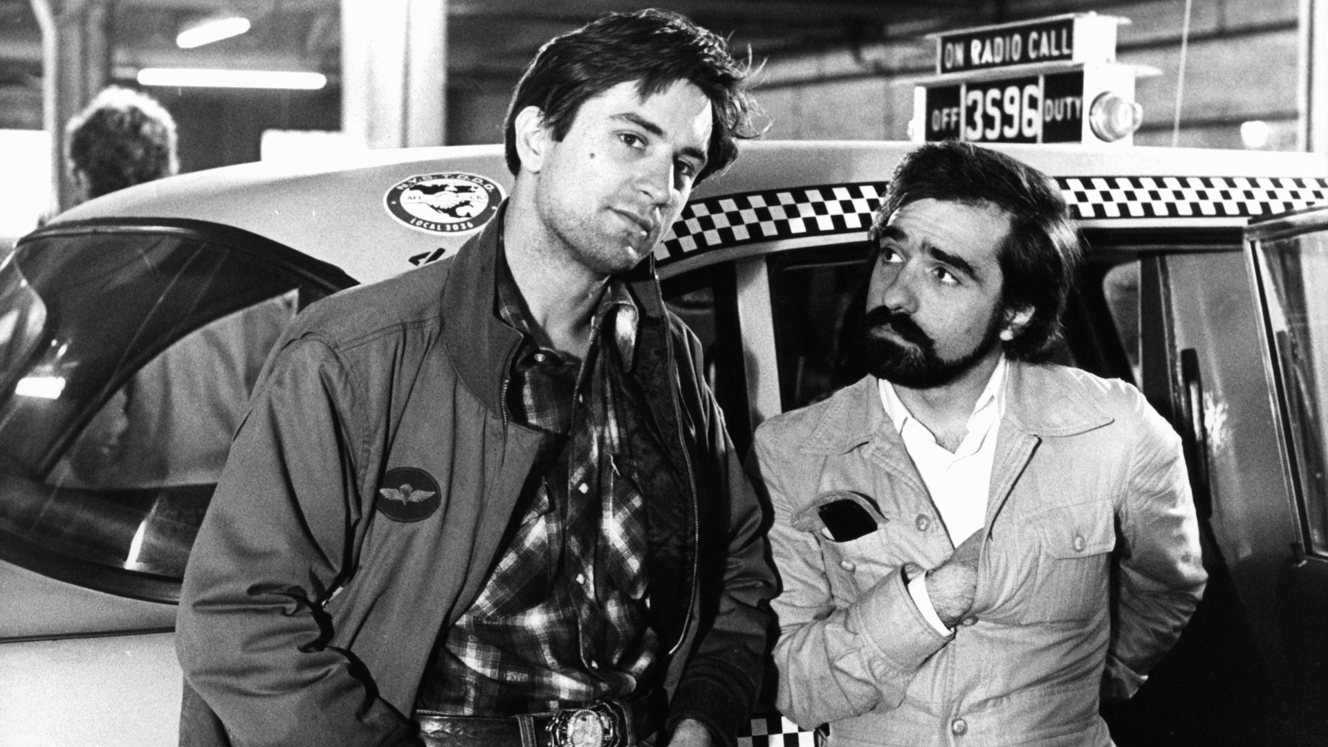 Robert De Niro y Martin Scorsese en Taxi Driver