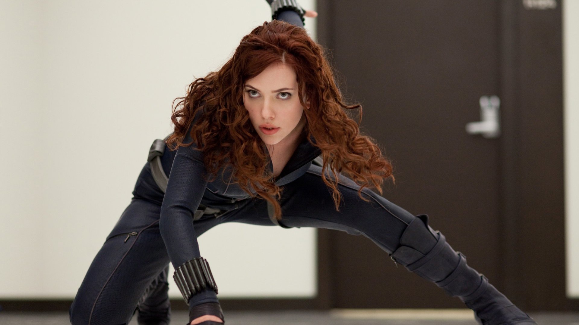 Scarlett Johansson como Black Widow en Iron Man 2