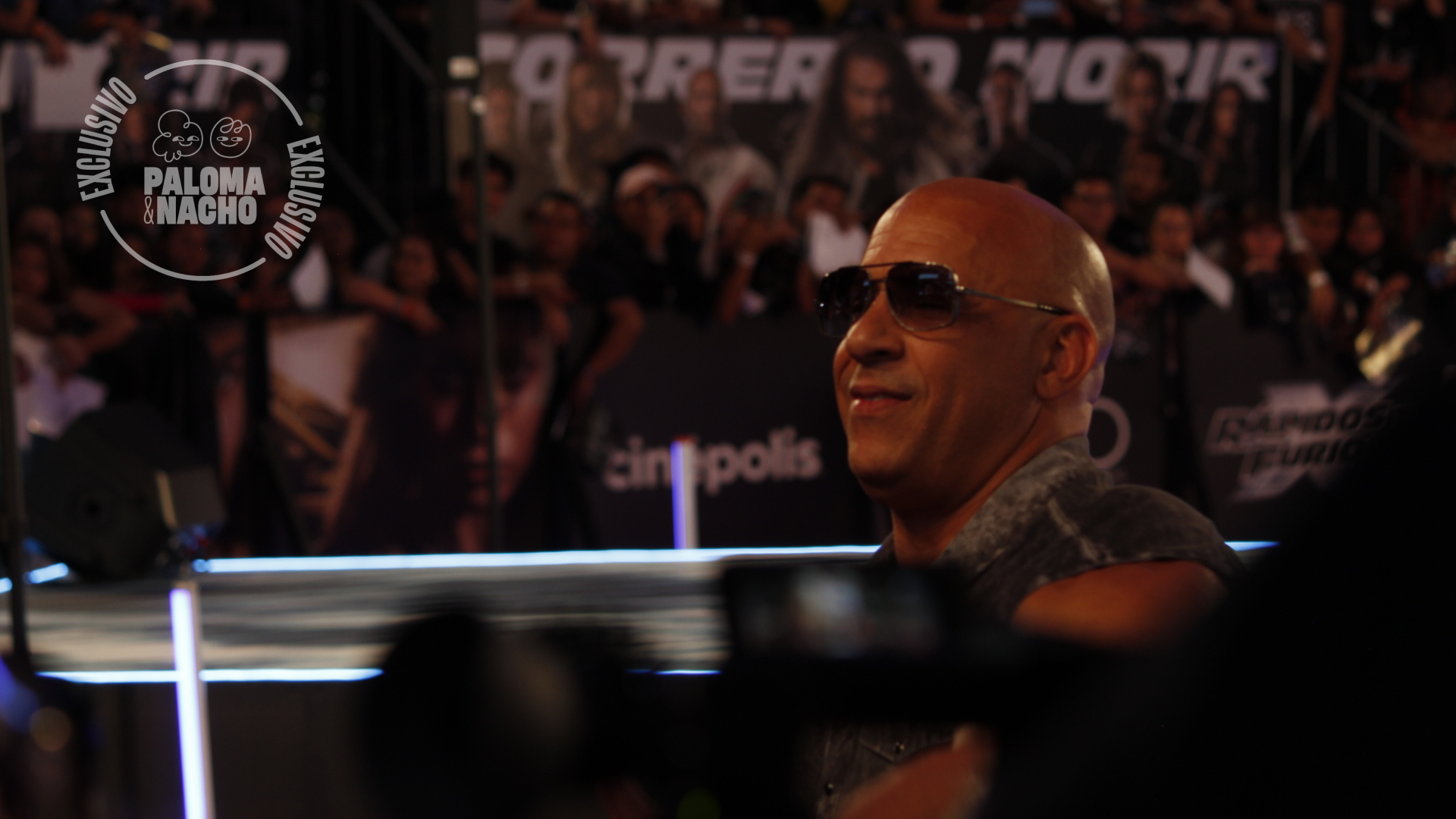 Vin Diesel gafas visita CDMX