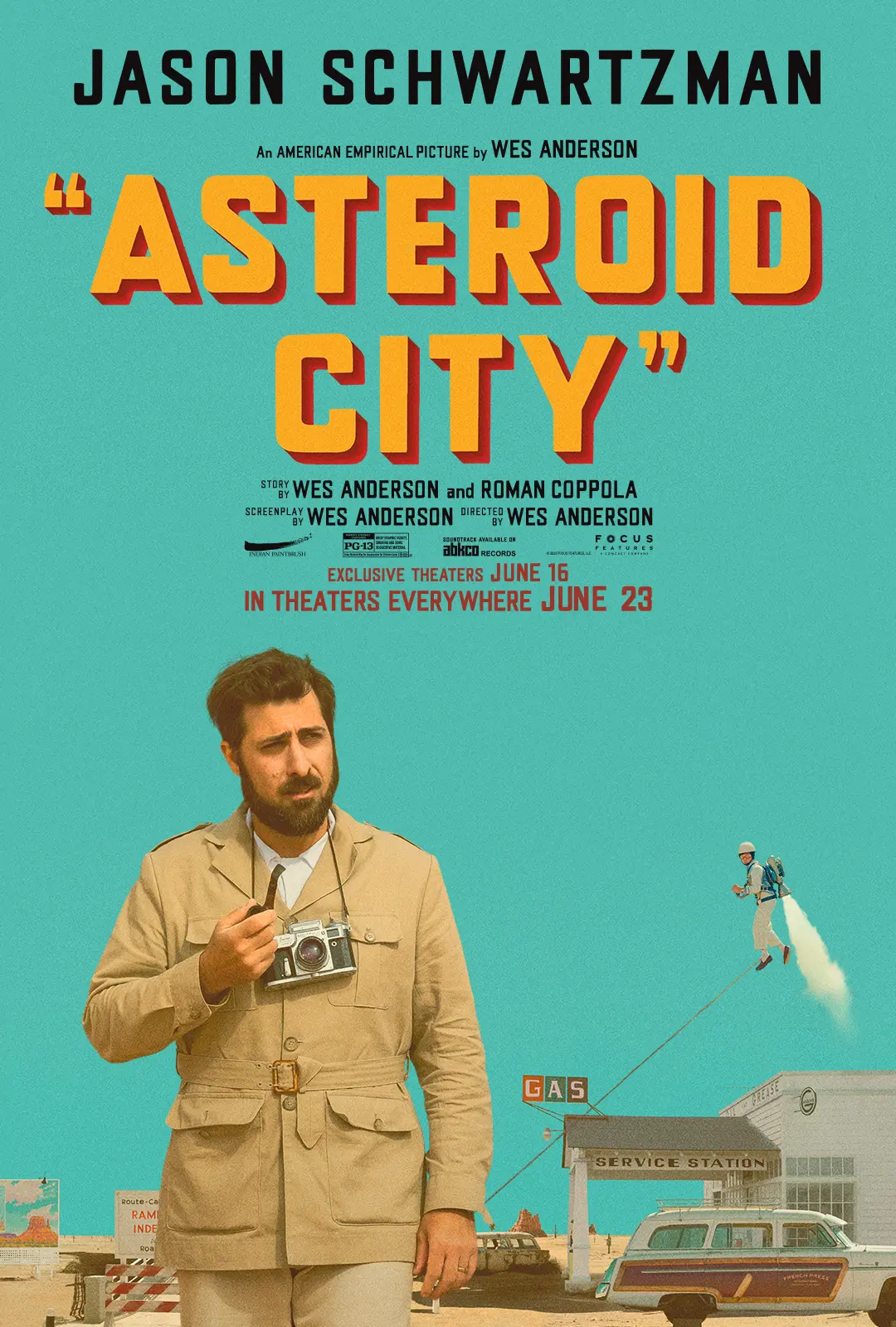 Jason Schwartzman Asteroid City póster