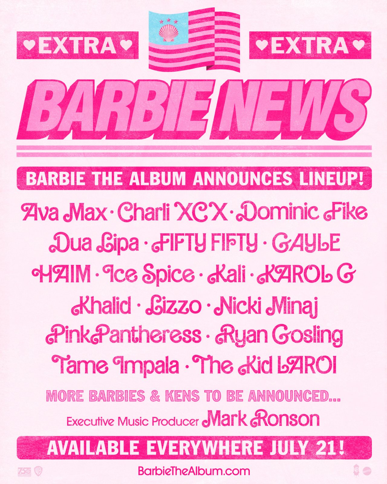 Póster Barbie Soundtrack