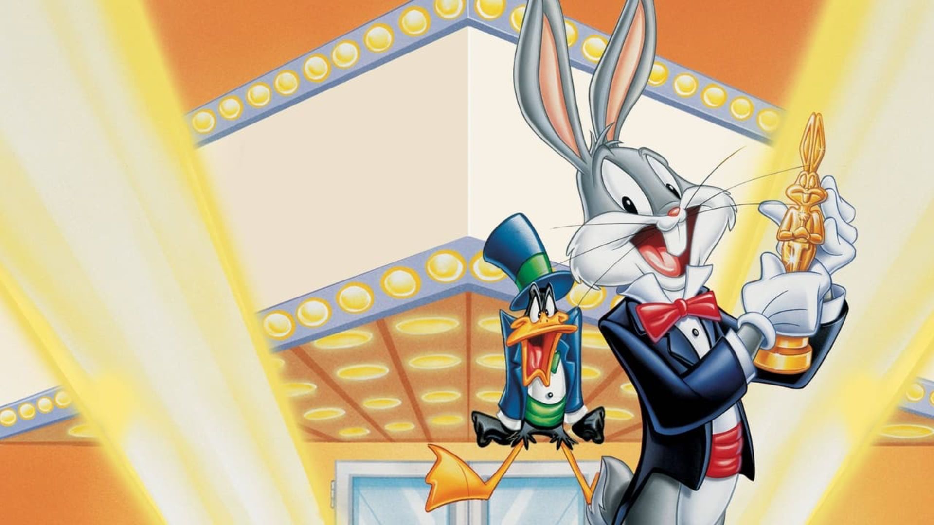 Bugs Bunny sosteniendo un premio