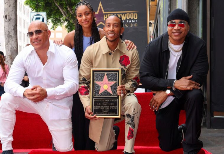 ¡Un gran ejemplo! Ludacris recibe su estrella en el paseo de la fama