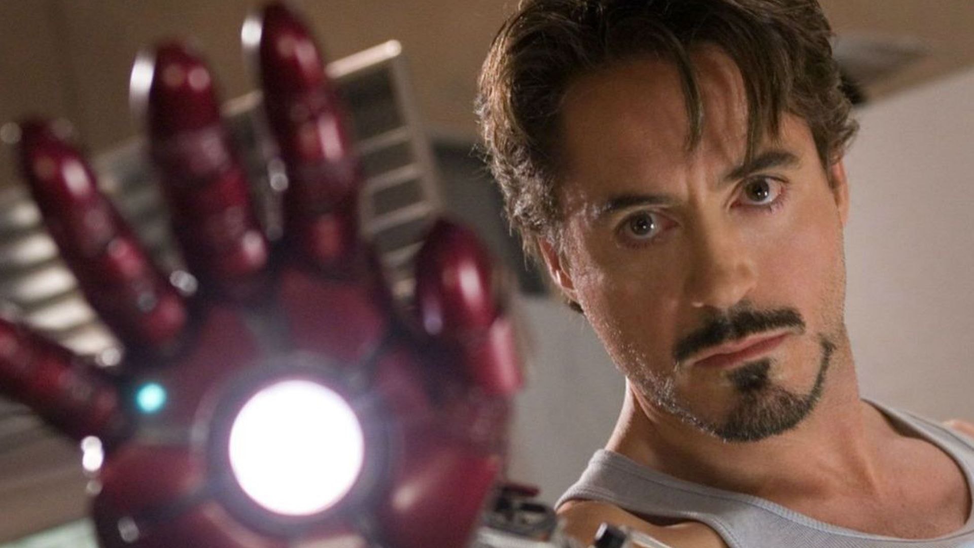 Robert Downey Jr en una escena de Iron Man