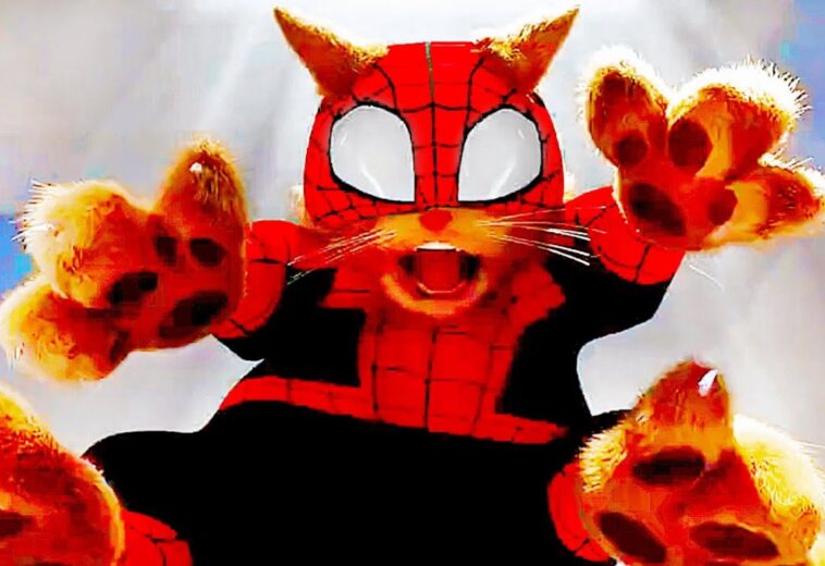 Un héroe que ronronea! Conoce a Spider-Cat, la sensación de Spider-Man: A través del Spider-Verso