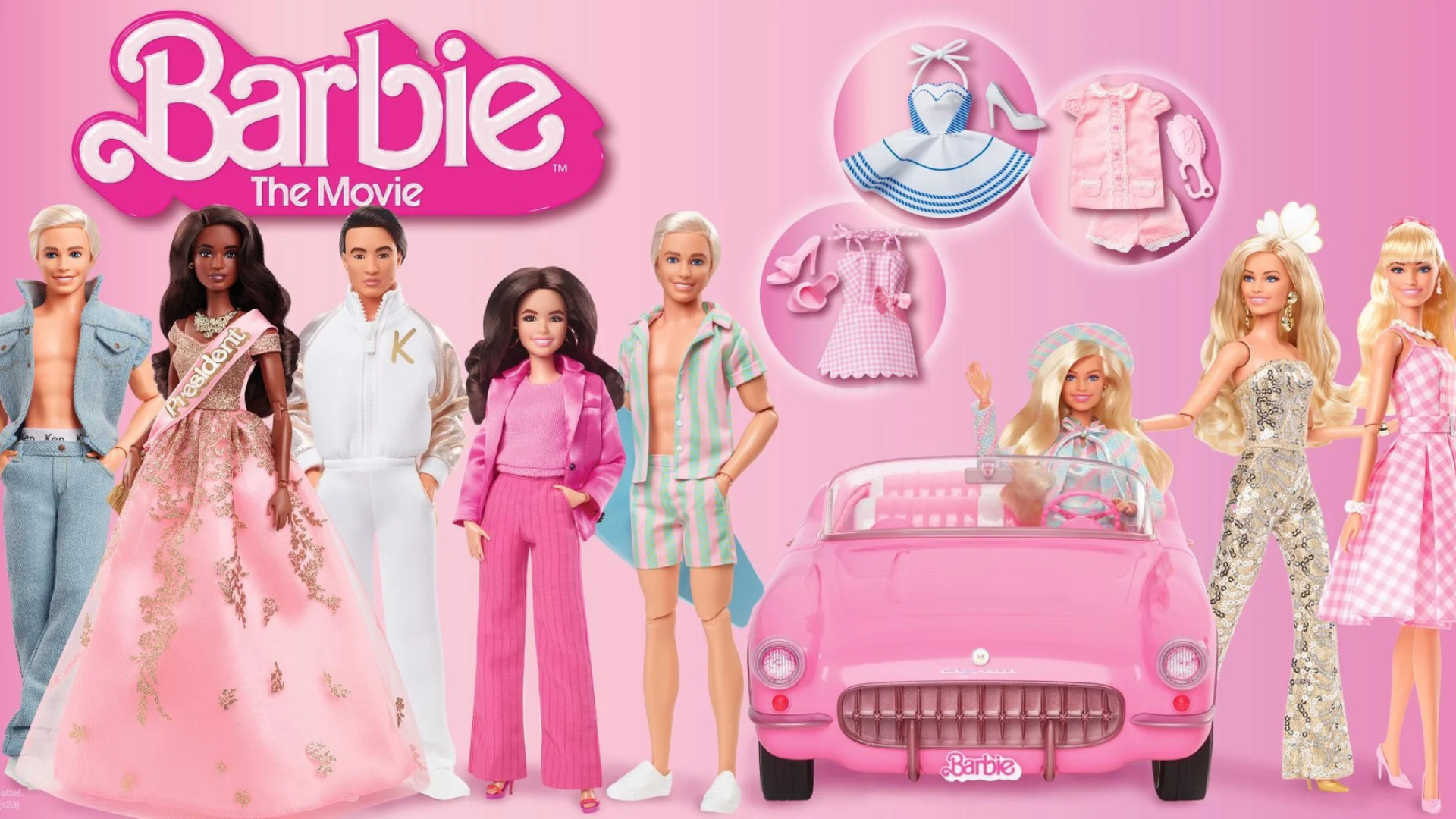Barbie película muñecas de Mattel
