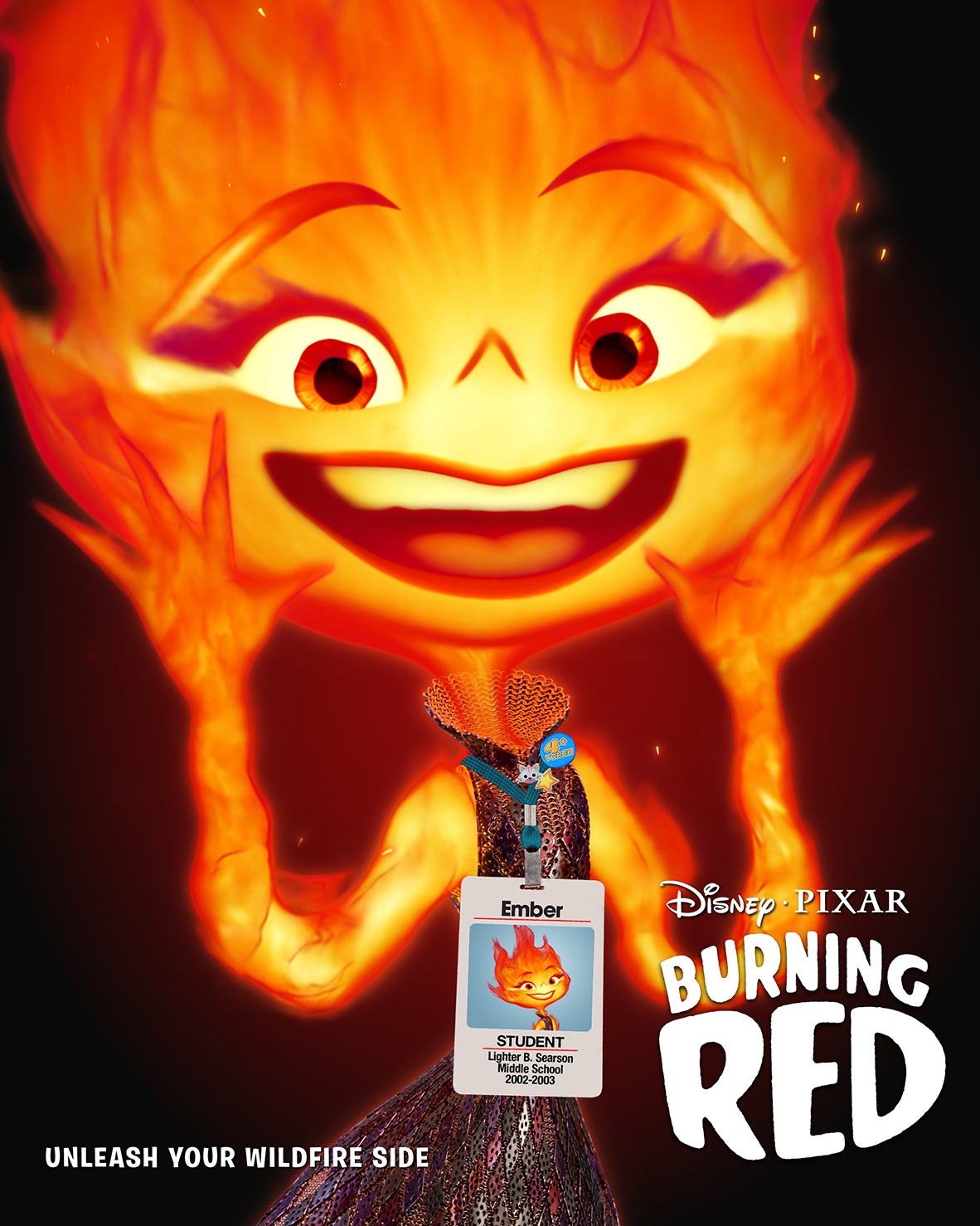 Elemental pósters película Pixar 