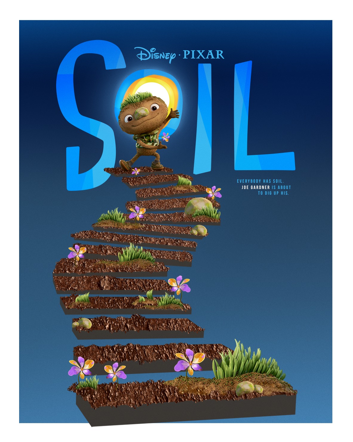 Elementos Pixar poster Soil Soul