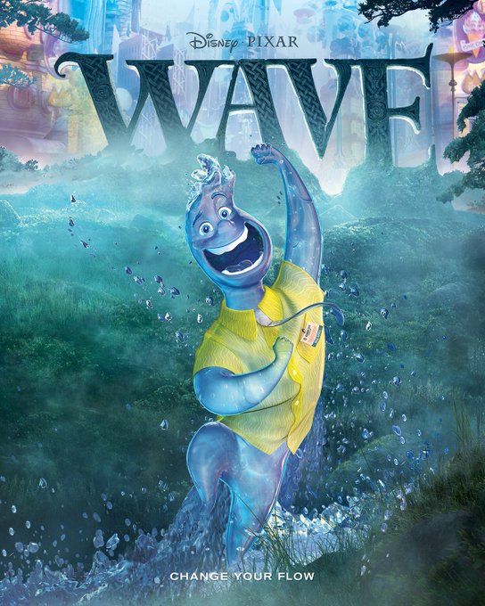 Elementos Pixar poster Wade Brave Valiente