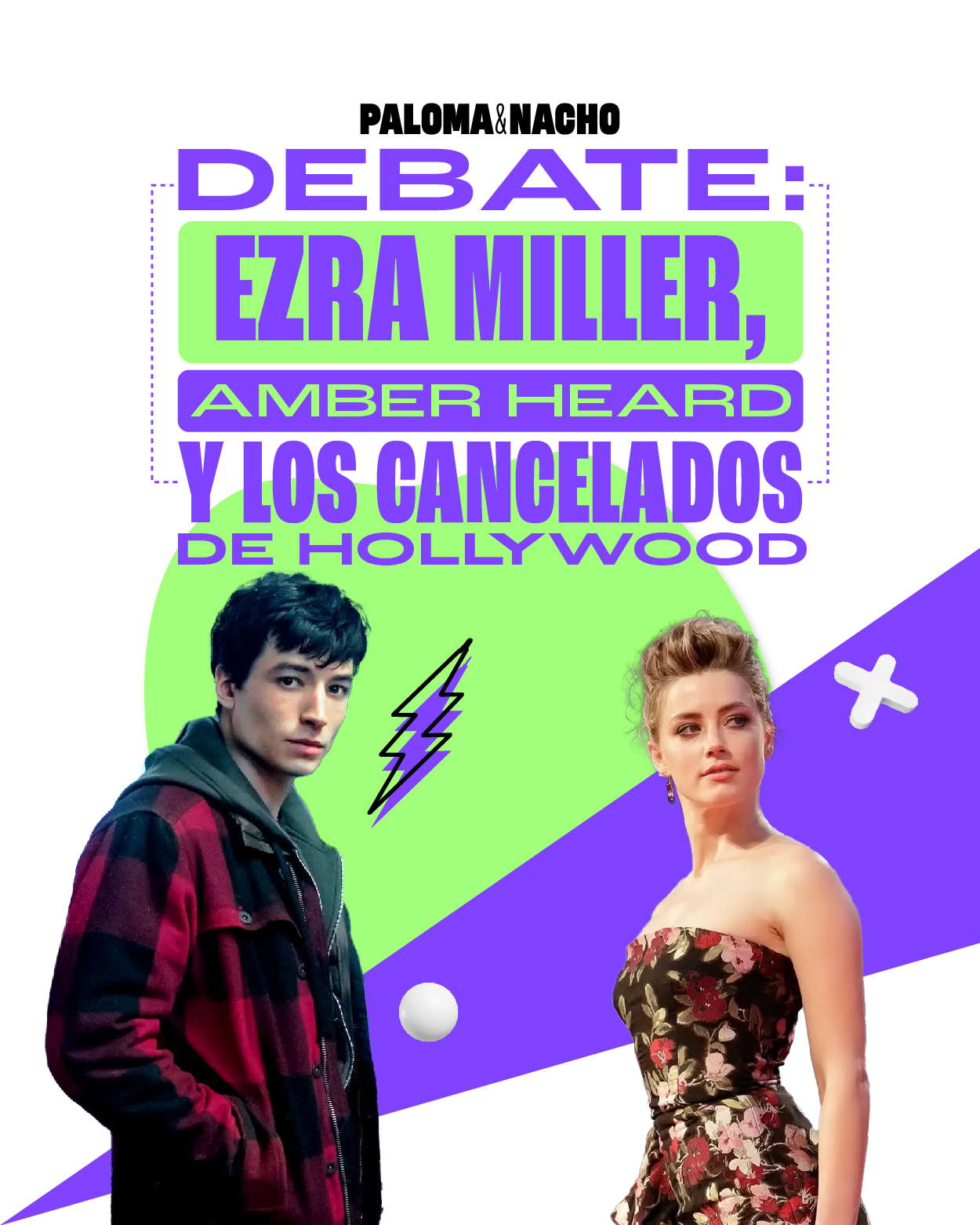 Ezra Miller y Amber Heard cancelados de Hollywood 
