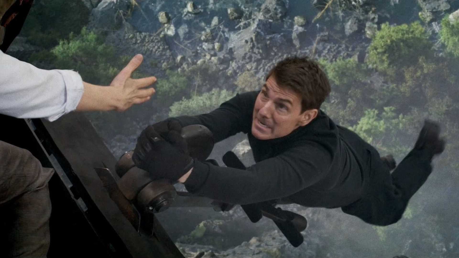 Misión imposible 7 escena del tren con Tom Cruise 