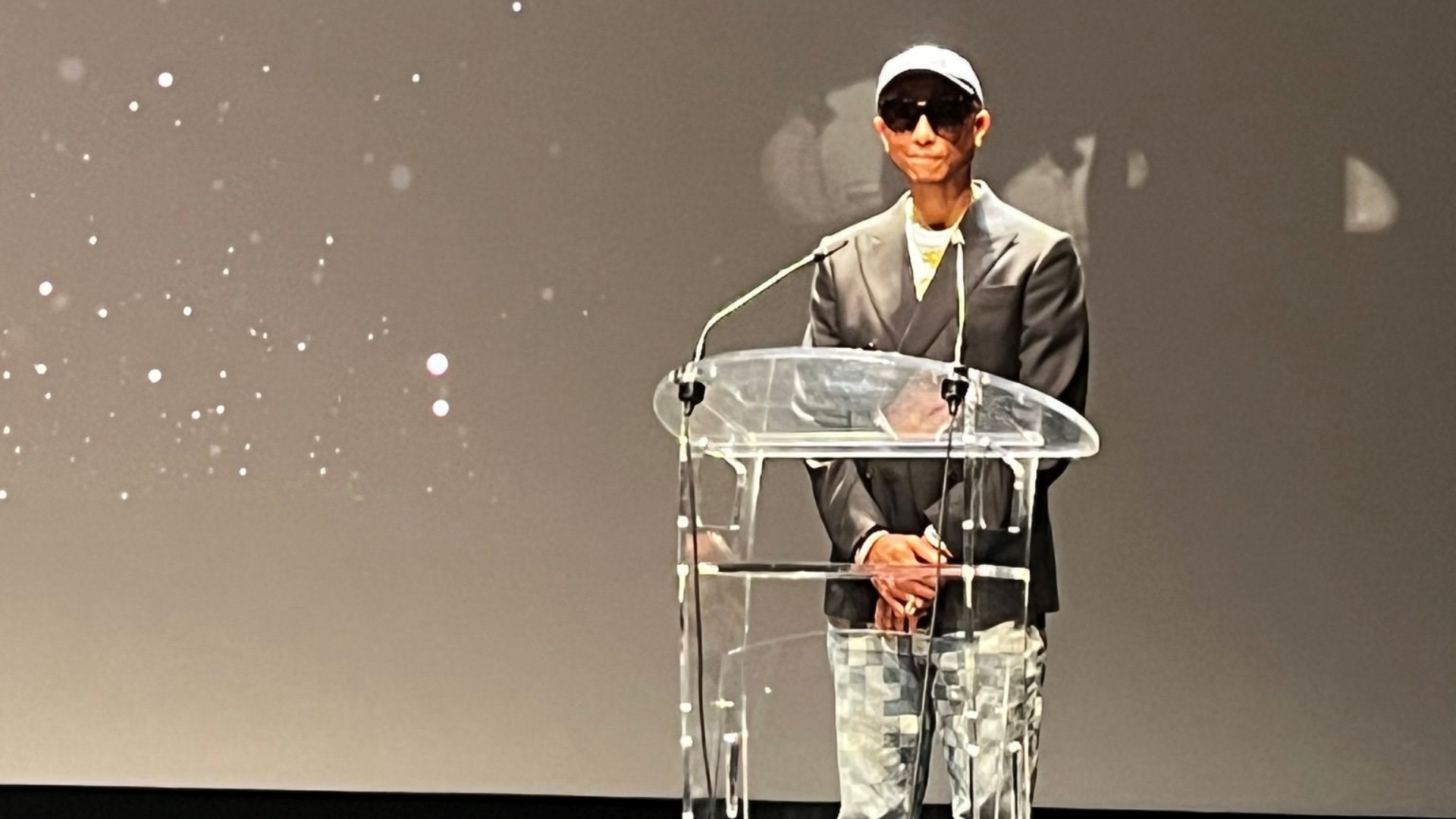 Pharrell Williams en el Festival de Annecy 2023 Mi villano favorito 
