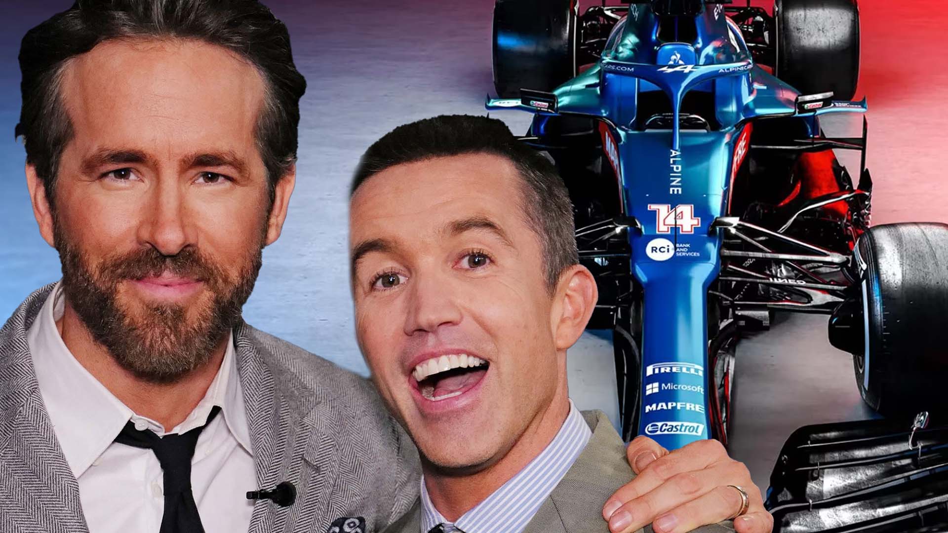 Los actores Ryan Reynolds, Rob McElhenney y Michael B. Jordan forman parte de un grupo de inversores de la escudería Alpine de Fórmula 1