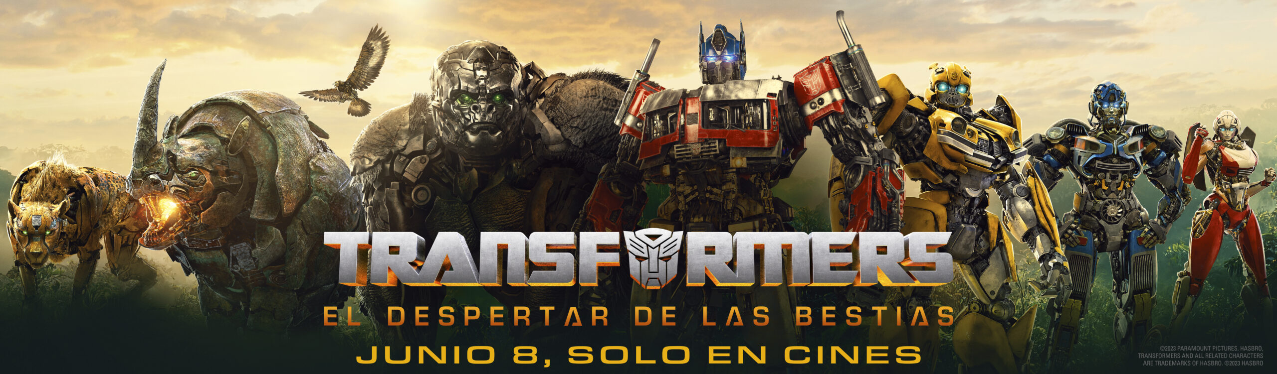 Transformers El despertar de las bestias palomera de Optimus Prime y vasos coleccionables