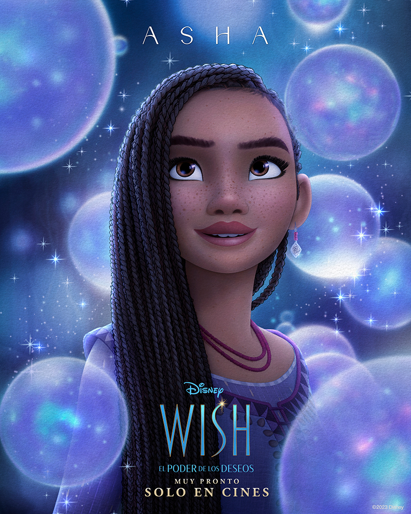 Asha Wish El poder de los deseos póster