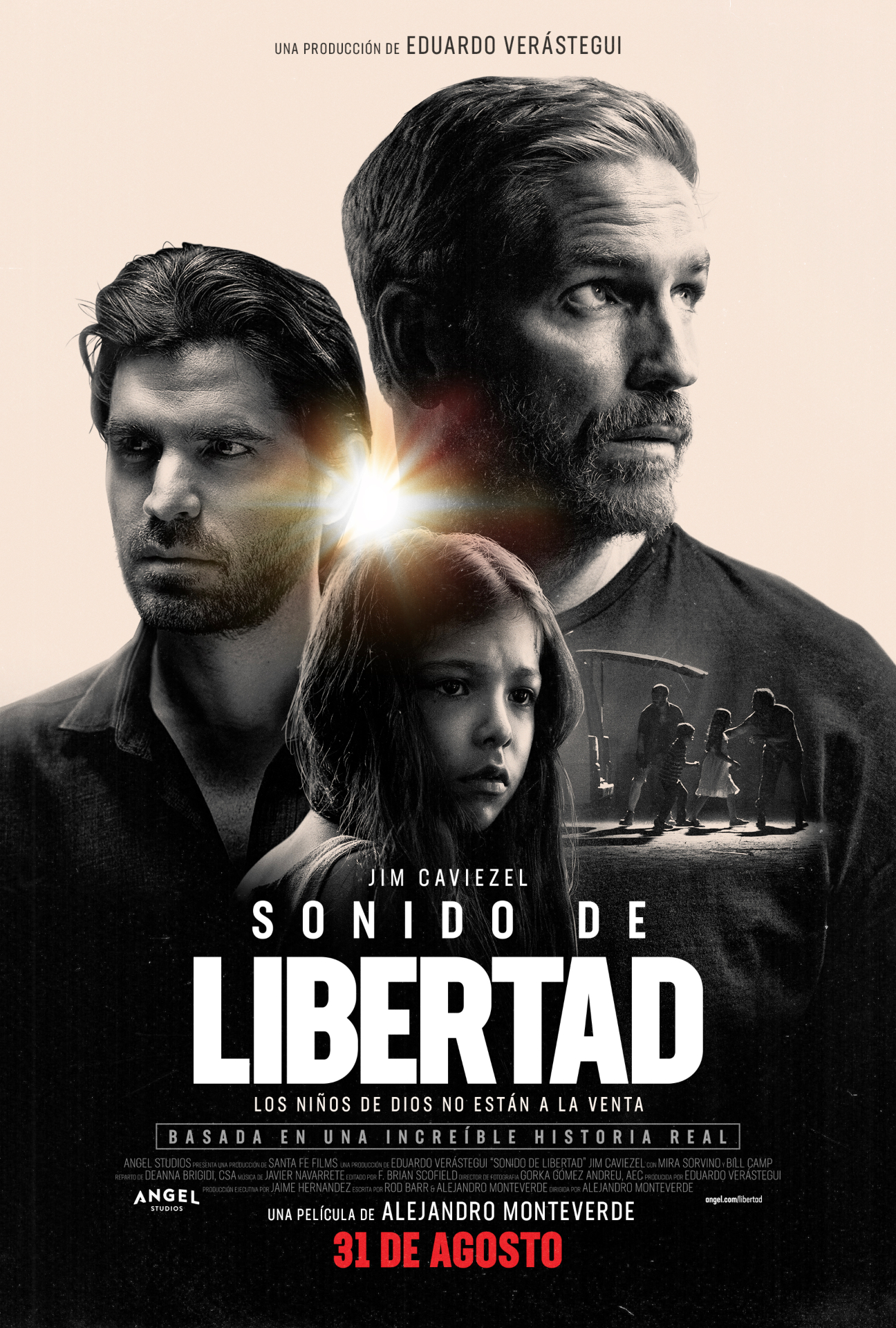 Póster Sonido de libertad estreno 31 de agosto en cines