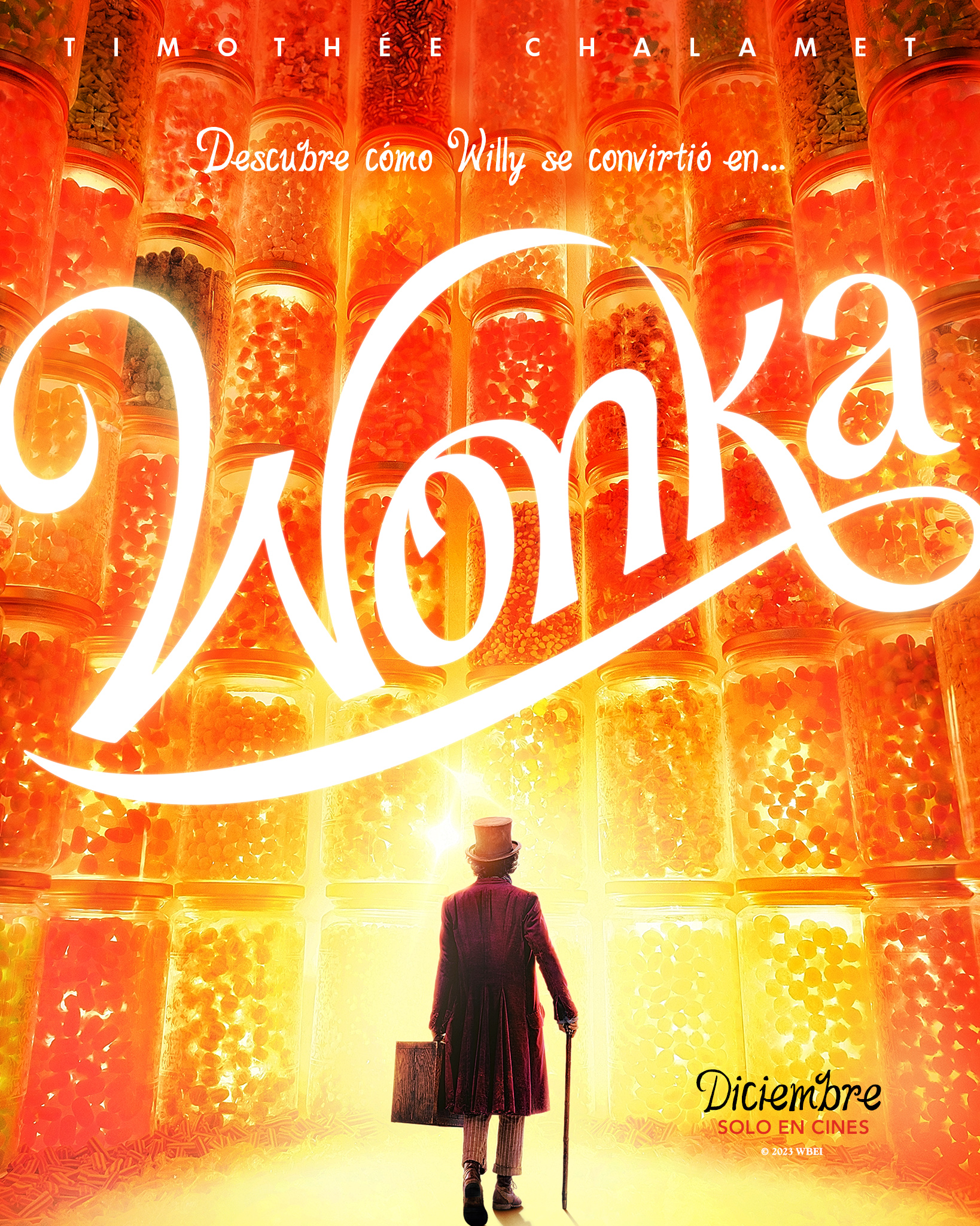 Póster oficial de Wonka 
