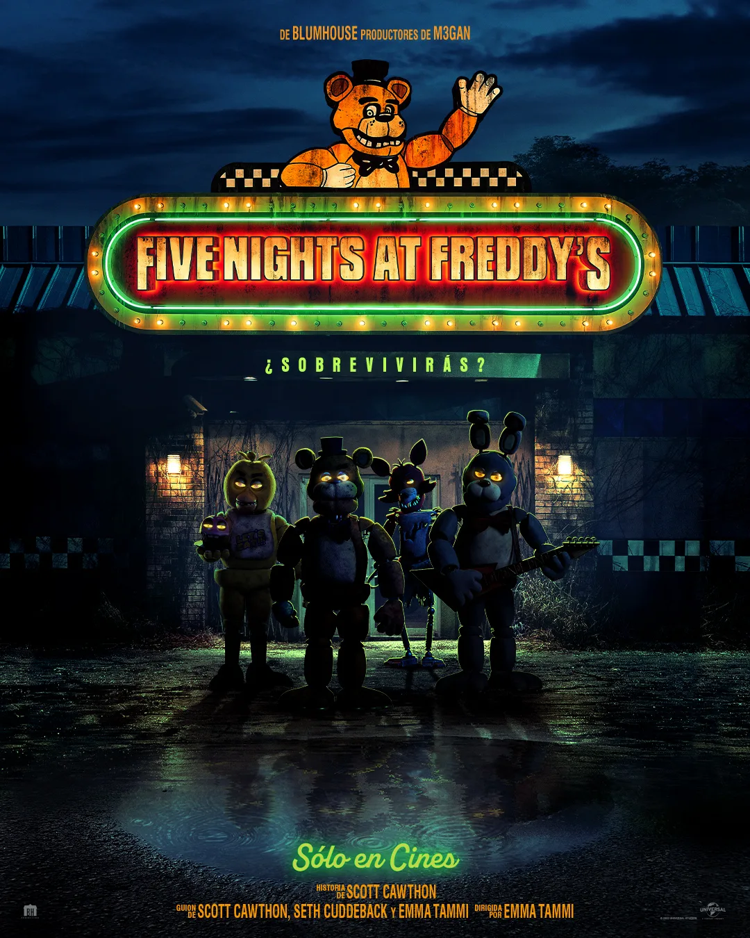 Five Nights at Freddy's póster estreno en México 
