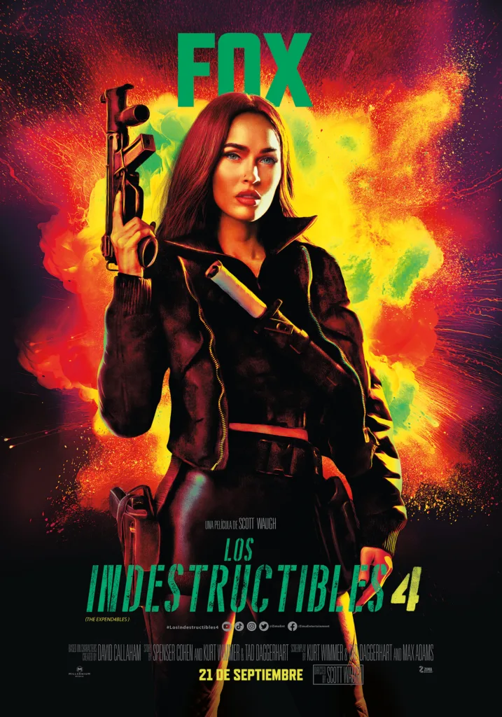  Poster oficial Cinemex «Los Indestructibles 4» FOX