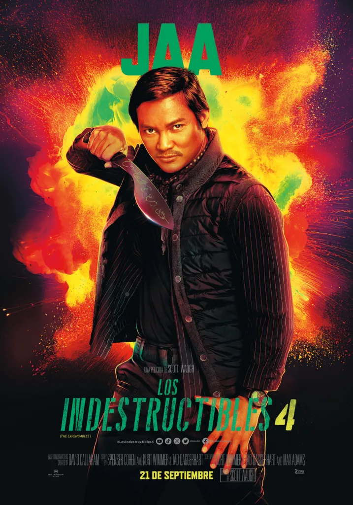 Poster oficial Cinemex «Los Indestructibles 4» JAA